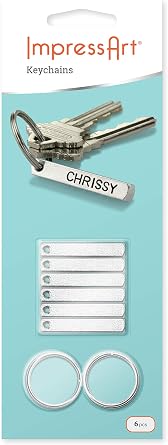 ImpressArt Keychain Metal Stamping Blanks Kit
