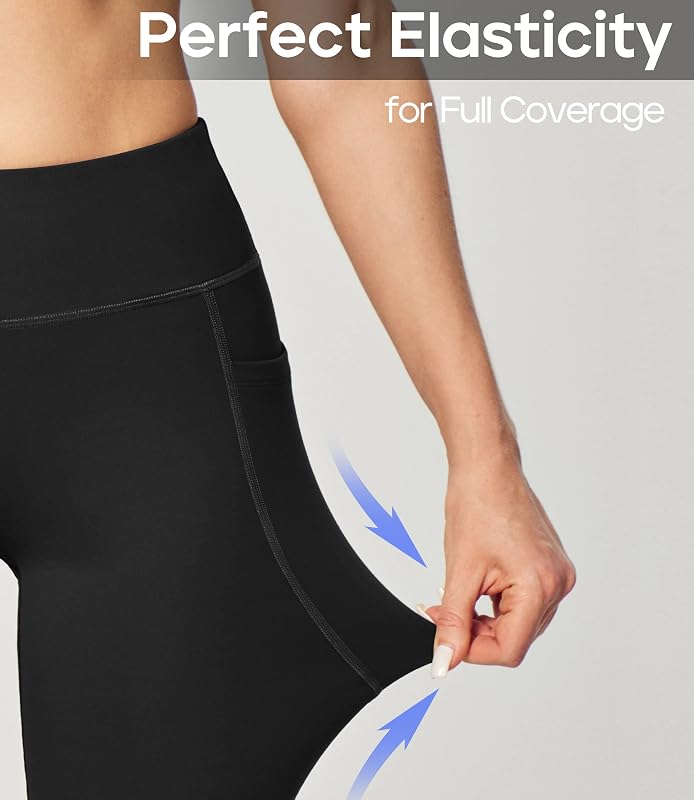 Heathyoga Yoga Pants Women Flare Leggings with Pockets for Women Bootcut image 6