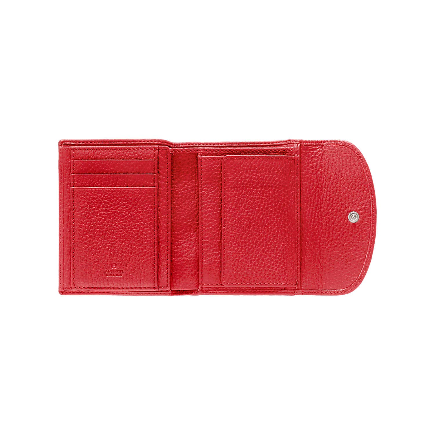 Aigner quadratische Geldbörse Portemonnaie Portmonee - 12x10x2cm (B x H x T) (Burnt red)