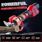 Pruning Shears Max 30mm Cutting Diameter Fit for Milwaukee 12V Battery Packs with LCD Display SK-7 Blade for Garden Tree Pruning(Battery not Included)