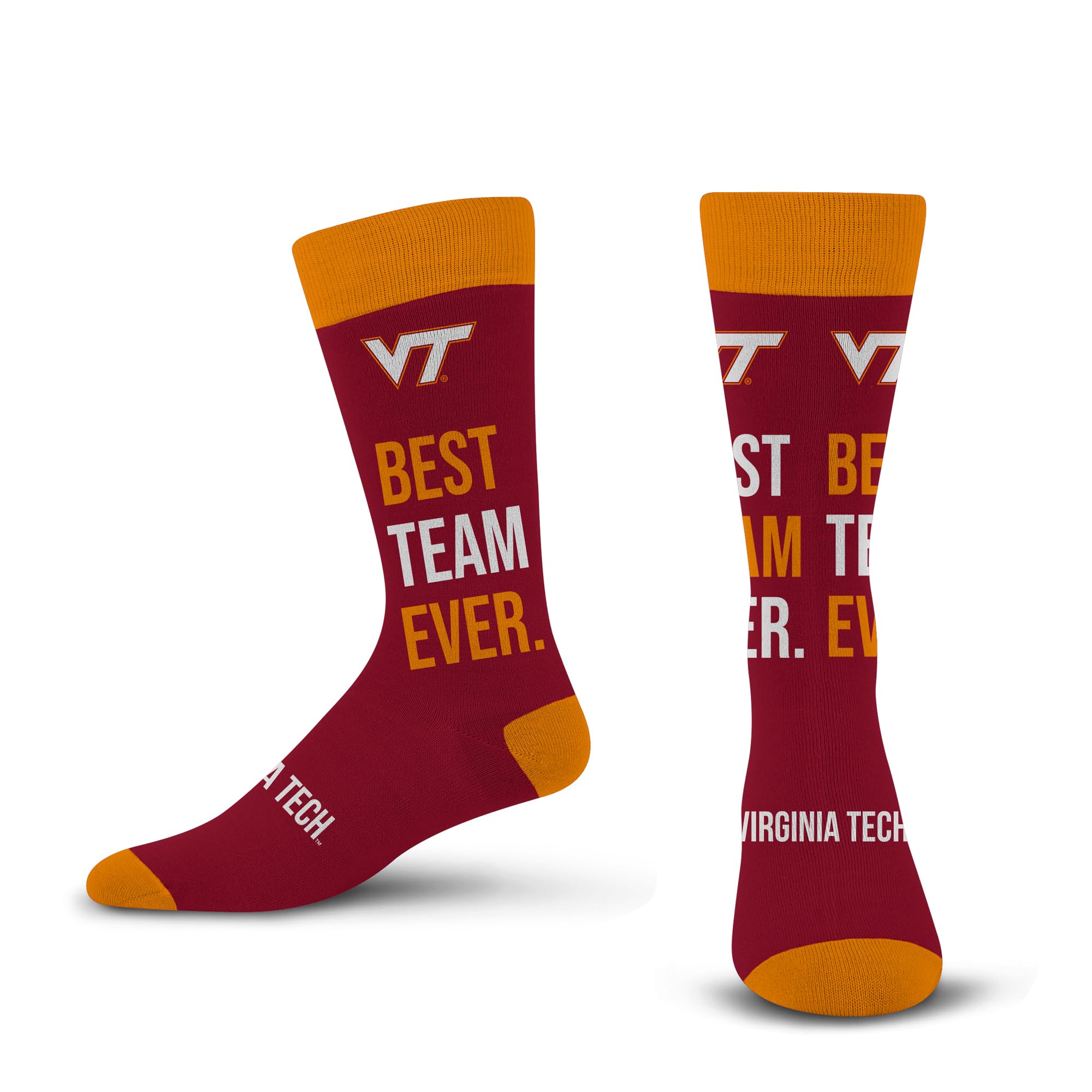 For Bare Feet Best Team Ever Crew Sock NCAA