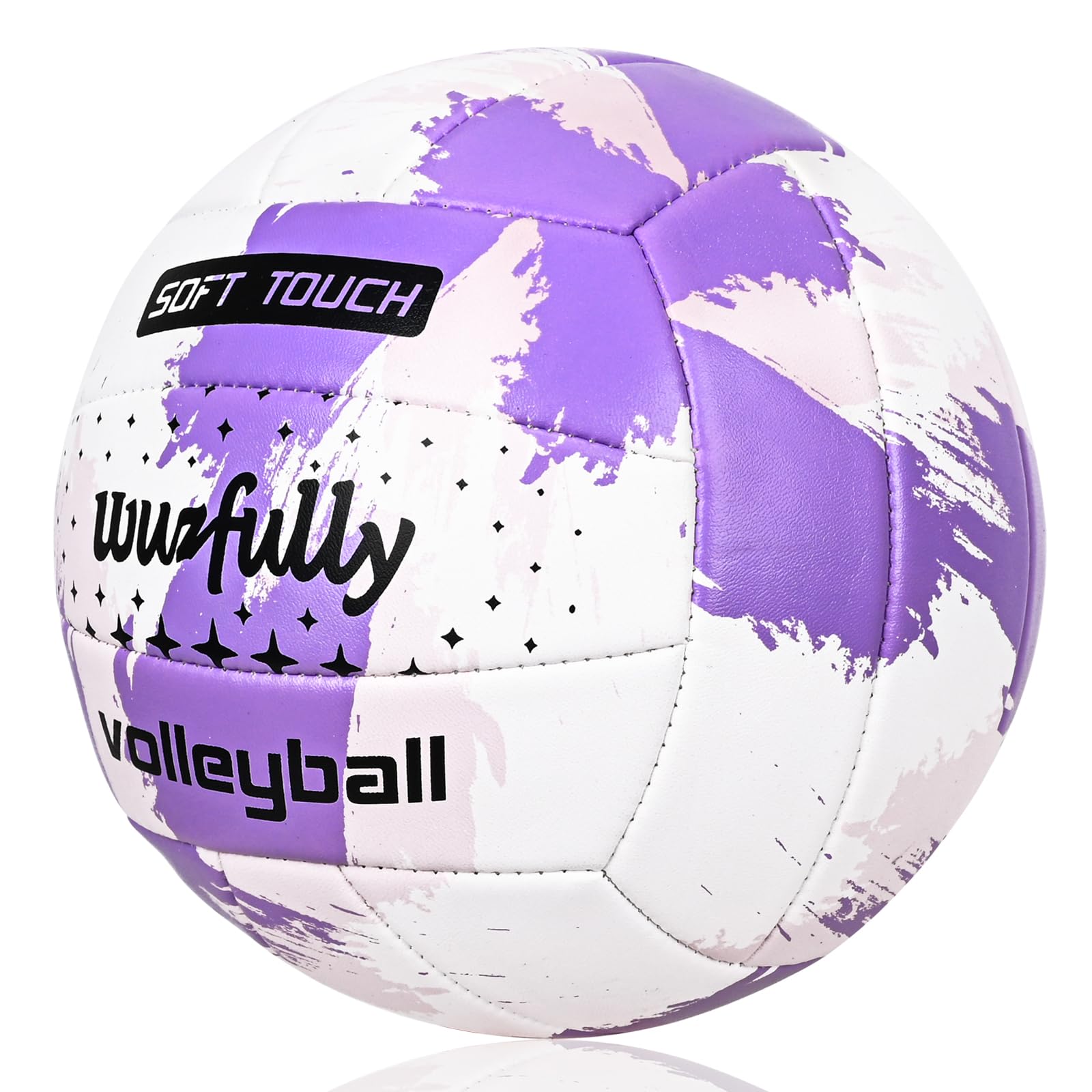 Wuzfully Volleyball Kinder Soft Touch Leicht Beachvolleyball für Drinnen Draußen, Indoor Outdoor Beachball größe 5
