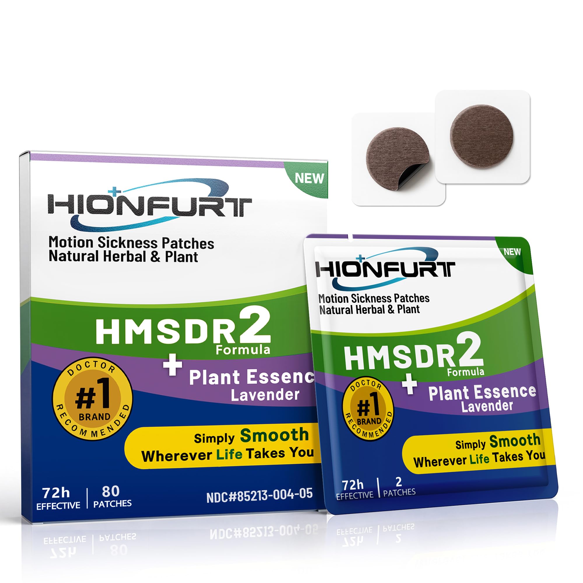Hionfurt 32ct Motion Sickness Patches, Non-Drowsy Herbal Relief — Amazon image 25