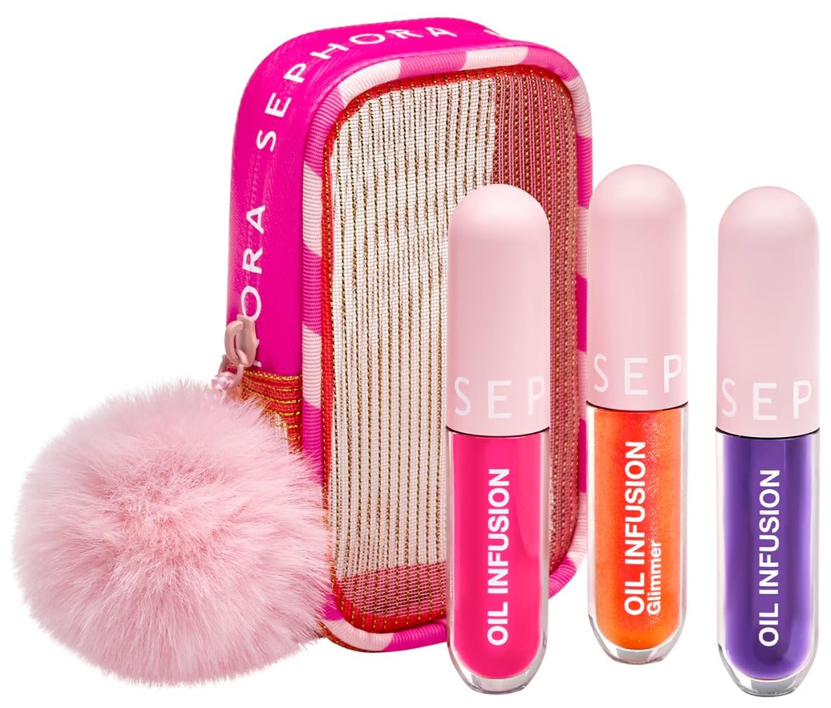 SEPHORA Favorites TRIO OF MOISTURIZING LIP OILS - Lip care set