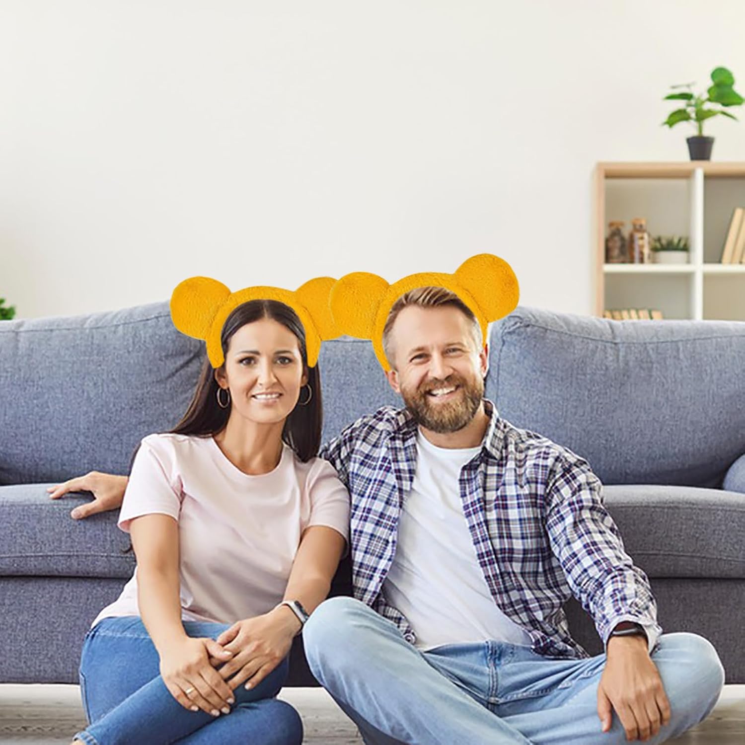 Yellow Bear Ear Headband and Tail, Halloween Costume Accessory Set with Cute and Fashionable Yellow Headband - Image 5