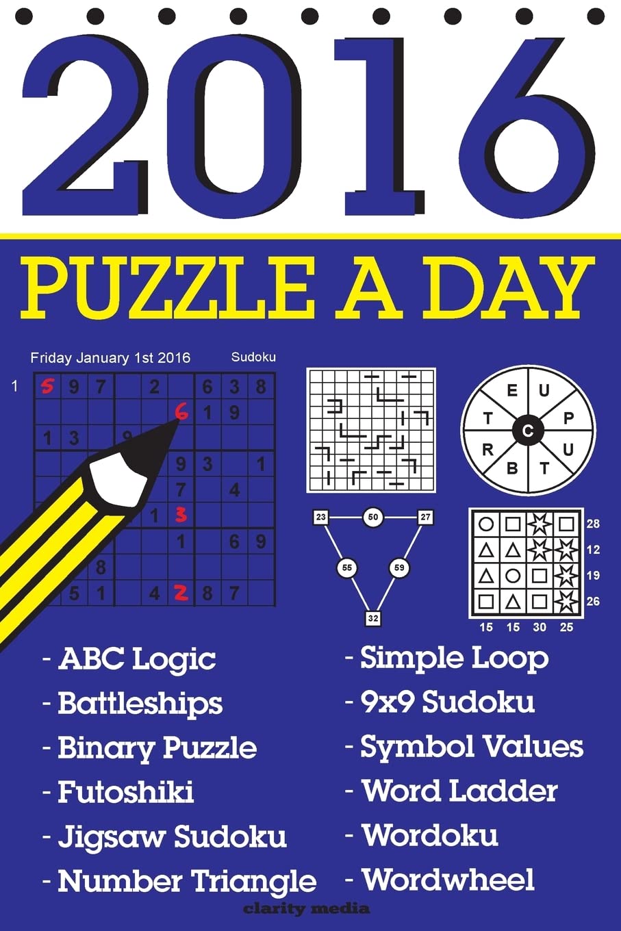 Puzzle a Day 2016: 366 mixed puzzles