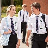 Vista 6 de Carrete retráctil para tarjetas de identificación Knocent con clip de cocodrilo, lindo carrete de mosquetón con clip para tarjetas de identificación