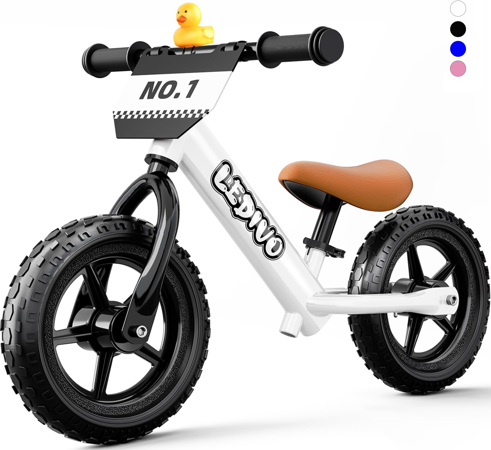 Toddler Balance Bike Year Old, No Pedal 12 Inch Bike for Kids 24 Months  to Years Old, Customize Plate (3 Stickers Included), Gift Bikes for Boys