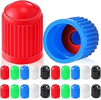 Vista 9 de Outus - 20 tapones antipolvo para válvula de neumático para coche, moto, camión, bicicleta., Verde