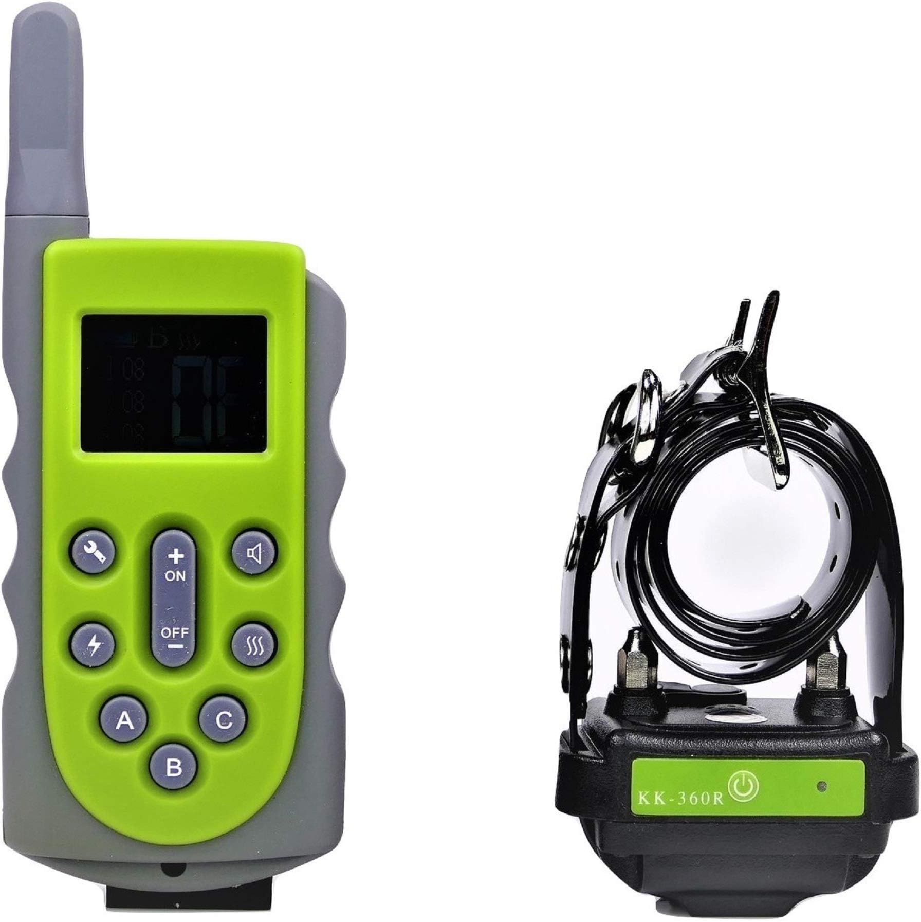 KOOLKANI 650 Yards Remote Dog Training Collar Obedience Trainer:Rechargeable Waterproof Collar w/10 Levels of Adjustable Static Stimulation,Beep Tone and Vibration (One-dog Trainer)