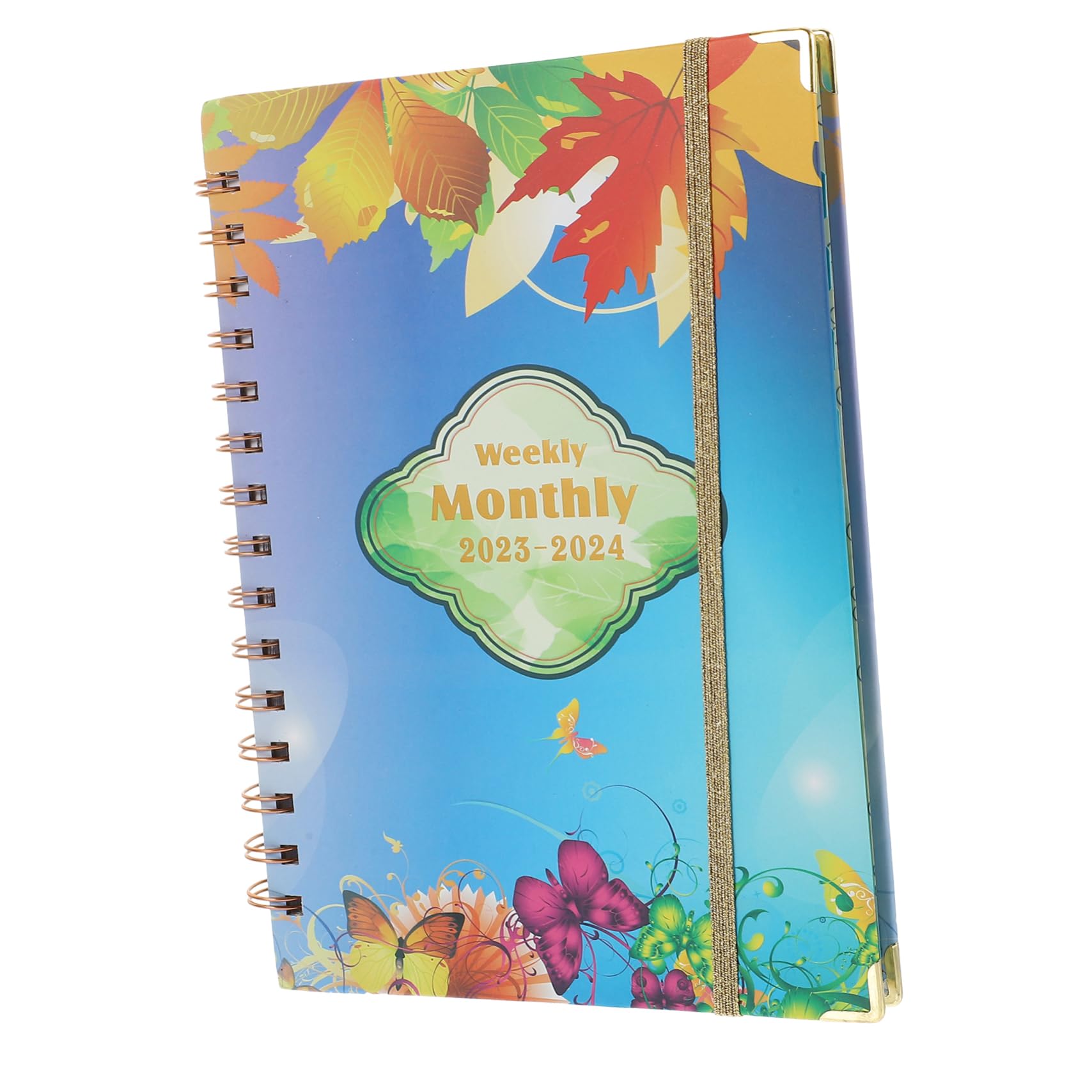 SEWACC 4stücke Planer Notizbuch Spiral Kalender Täglicher Akademischer Planer Für Schüler Und Lehrer Und Studienorganizer Notizbuch