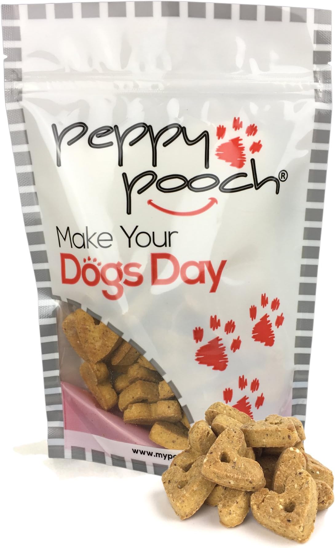 Peppy Pooch Grain Free Oven Baked Dog Biscuits. Cheese and Bacon with Quinoa. 14oz. Bag