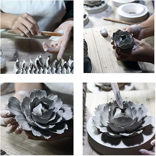 Miniatura 4 de Decoración para colgar en la pared con flores de romero blanco hecho a mano, escultura artificial 3D, decoración de pared, arte y regalo de boda