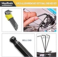 Vista 7 de 23-Piece Flex-Head Ratcheting Combination Wrench Set-Includes 14PCS Metric 8-24mm Ratchet Combination Wrenches Set,9PCS Allen Wrenches-72-Teeth,Cr-V