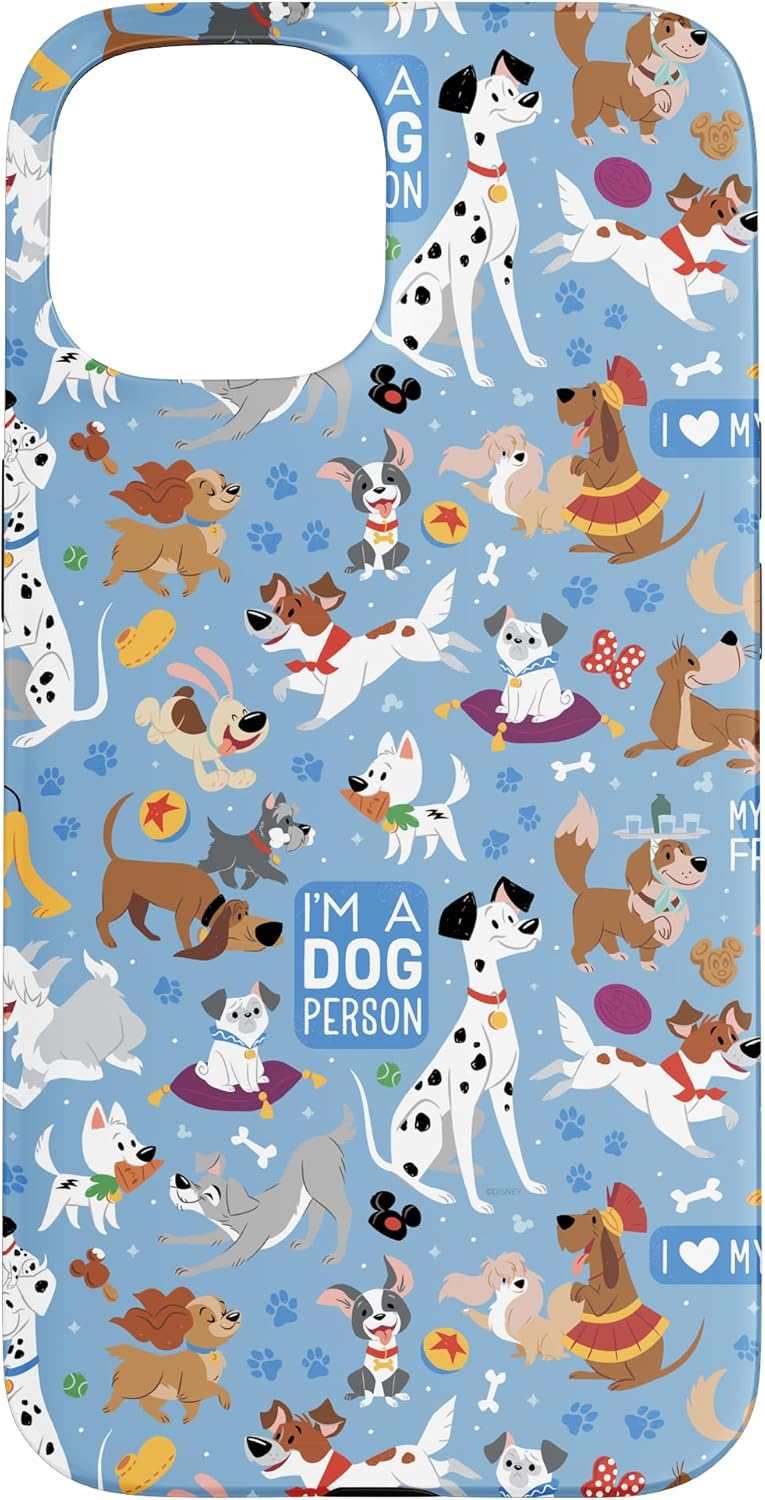 Disney Dogs I’m a Dog Person Blue Case for iPhone 14 Pro Max