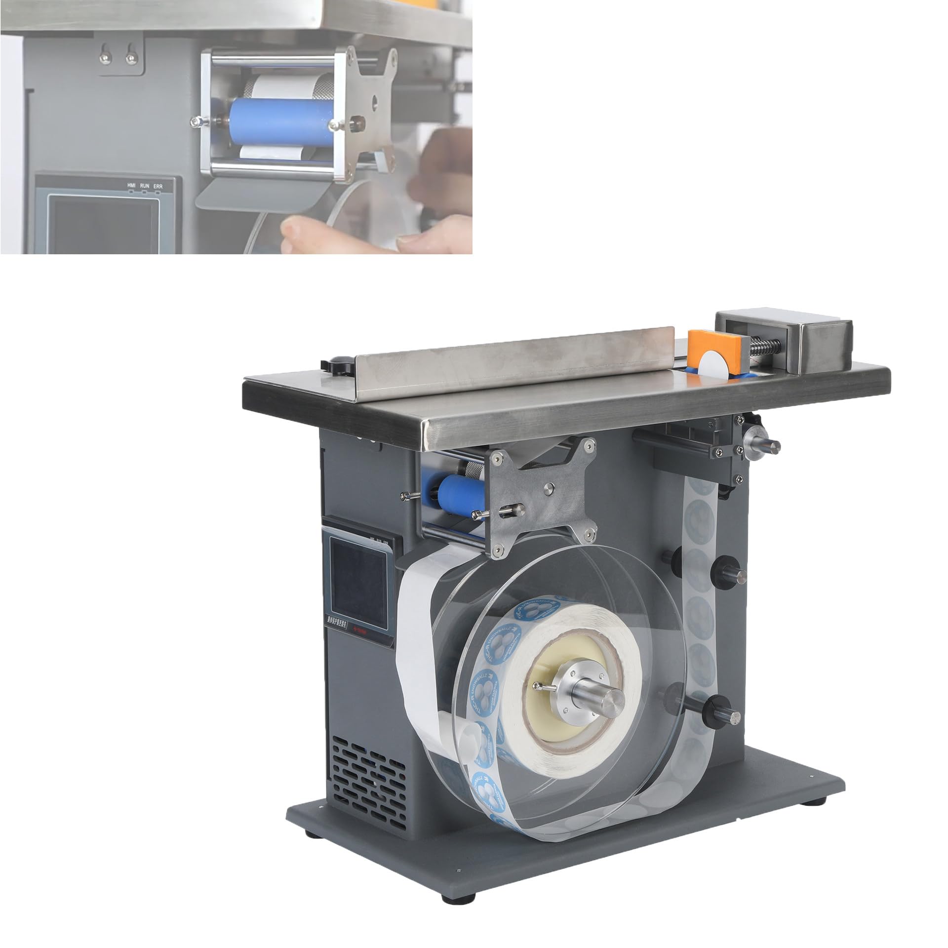 WIANQIAN Automatic 90 Degree Sticker Labeling Machine with Touch Screen
