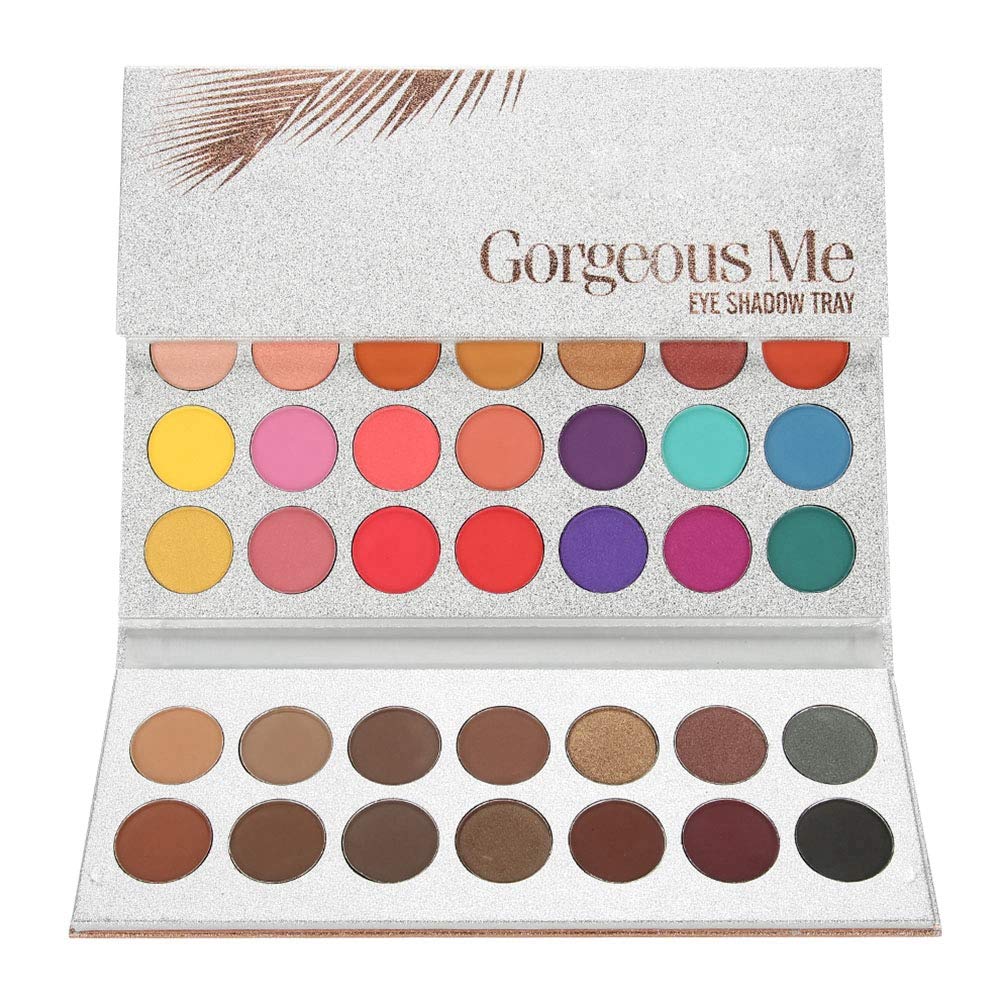 ANGGREK 63 Colors Sweatproof Matte & Pearlescent Matte Eyeshadow Eye Cosmetics Highly Pigmented