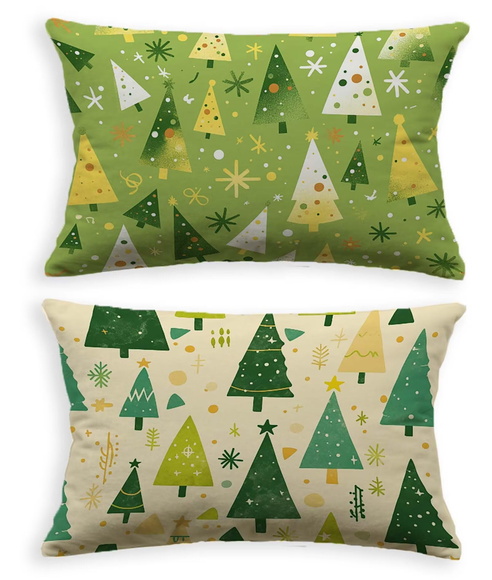 Housse de coussin vert 60x80 en velours pour créer un salon cocooning et chaleureux