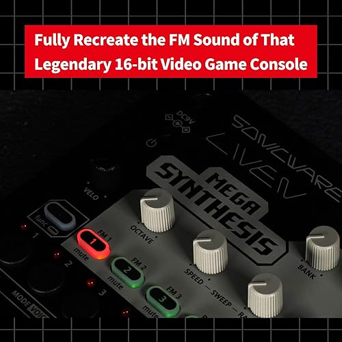 Miniatura 4 de Sonicware Liven MEGA SYNTHESIS Retro Game Music Composer Recrea completamente el sonido legendario de esa consola de videojuegos de 16 bits, 320