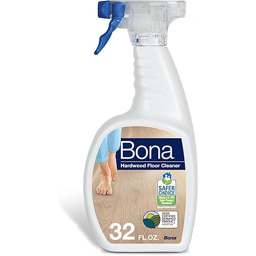 Bona Hardwood Floor Cleaner Spray - 32 fl oz - Residue-Free Floor Cleaning Solution for Wood Floors