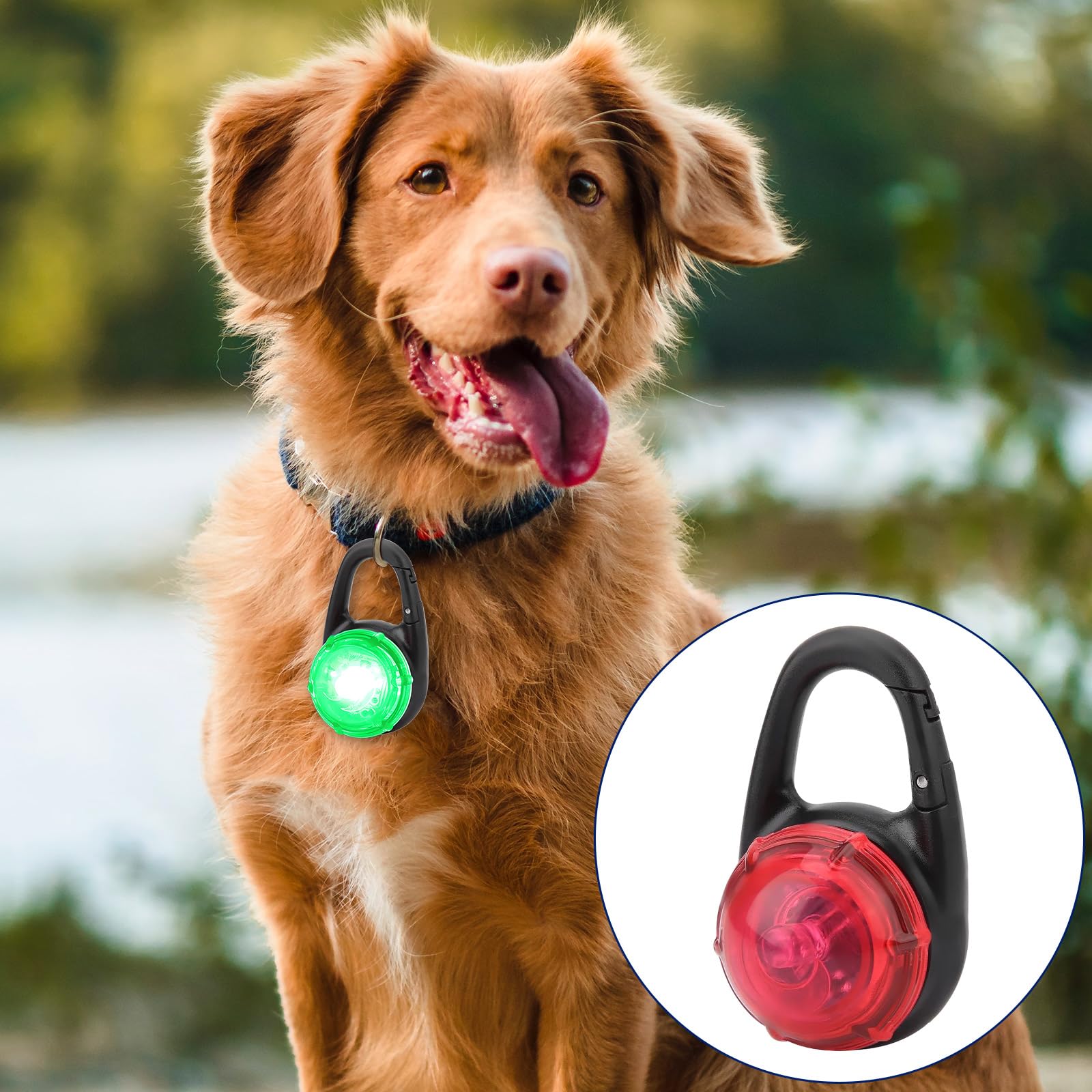 Waterproof Clip-on Flashing Light, LED Safe Lights for Swiming Adventure, Night Walking - Image 2