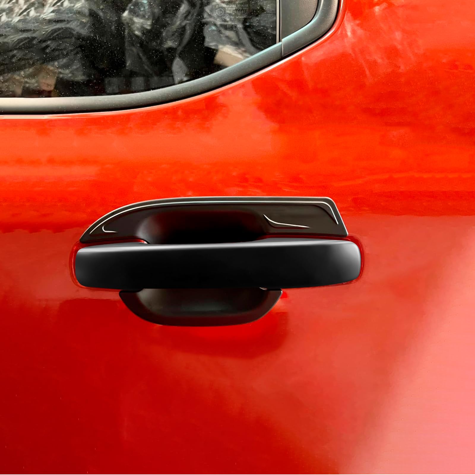 Protections De Poignées De Porte Pour Ford Ranger 2023-2024 - Noir Mat - Lot De 4 Pièces