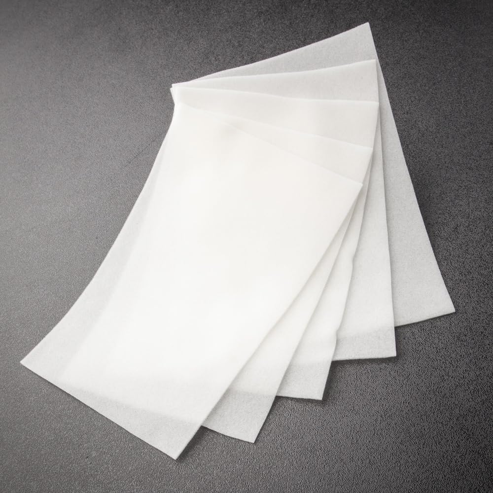 Foam Wiper 8 x 9 x 0.109 inch Medical Grade Polyurethane, HT4208 (Pack of 10)