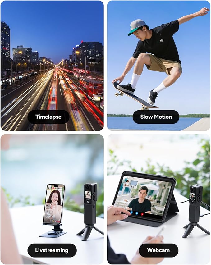 SJCAM C400 Cámara de Acción 4K Estabilización 6 Ejes miniatura 3