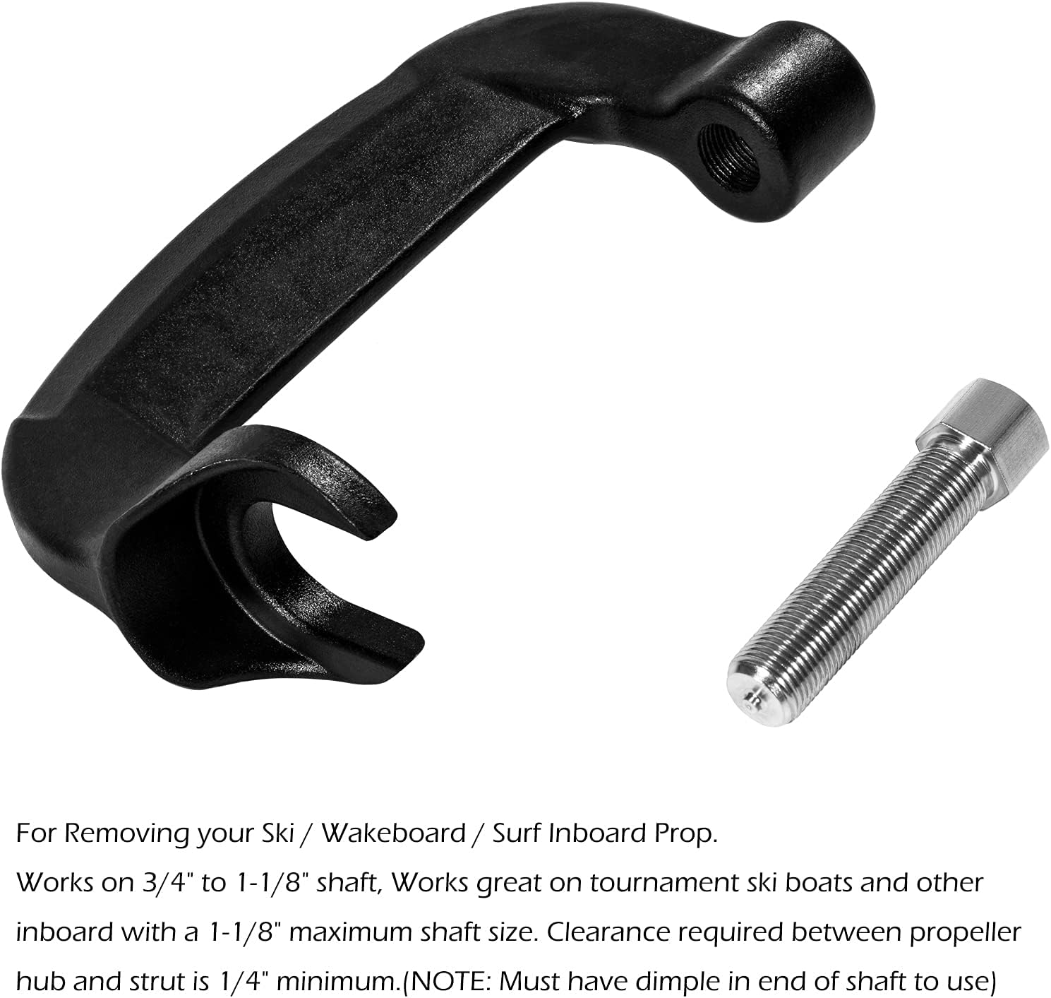 Inboard Prop Puller for Ski / Wakeboard / Surf Propellers Works on 3/4" to 1-1/8" shaft Replaces for Part # PULR-PT-POINT - - 