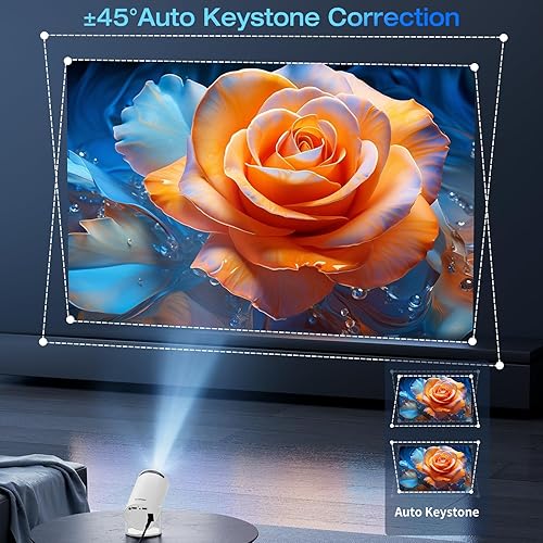 Miniatura 4 de Pantalla de proyector para exteriores, proyector portátil de 100 pulgadas y pantalla para cine en casa, pantalla panorámica de video 4K HD 169 para