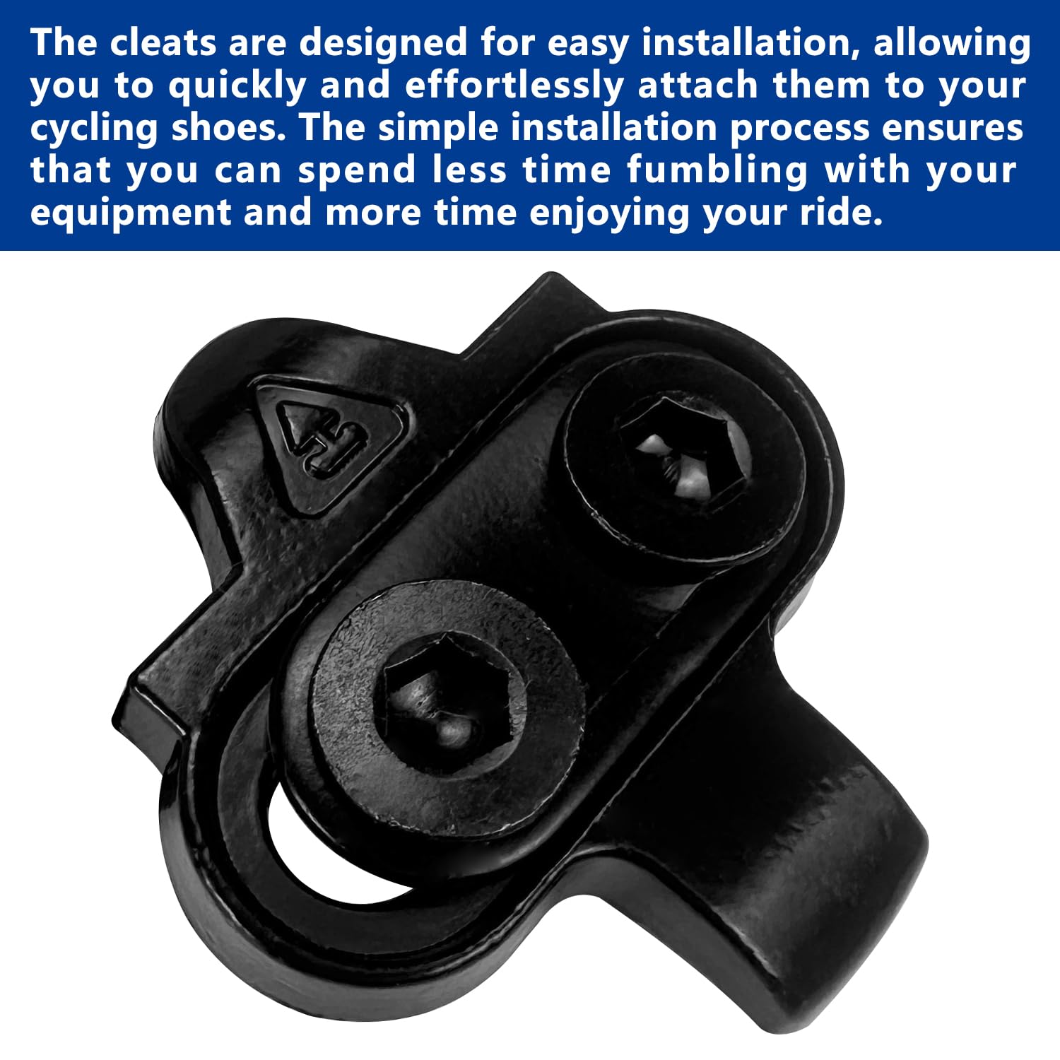 Tacchette Bici 2 Pezzi Piastre Pedali Antiscivolo Ciclismo da Strada - Compatibili con Shimano SPD-SL per Interni ed Esterni Scarpe da Bicicletta Uomo Donna - SM-SH11-6° Cleats