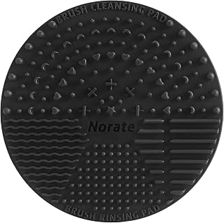 Brush Cleaning Mat Silicone Makeup Cleaning Mat Portable Washing Tool Brush Scrubber Cosmetic Brush Cleaner with Suction Cup