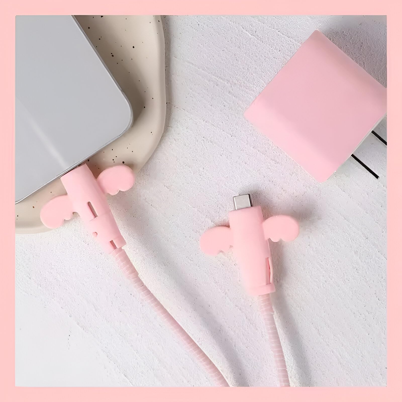 iPhone Cable Protector - Butterfly Design -5