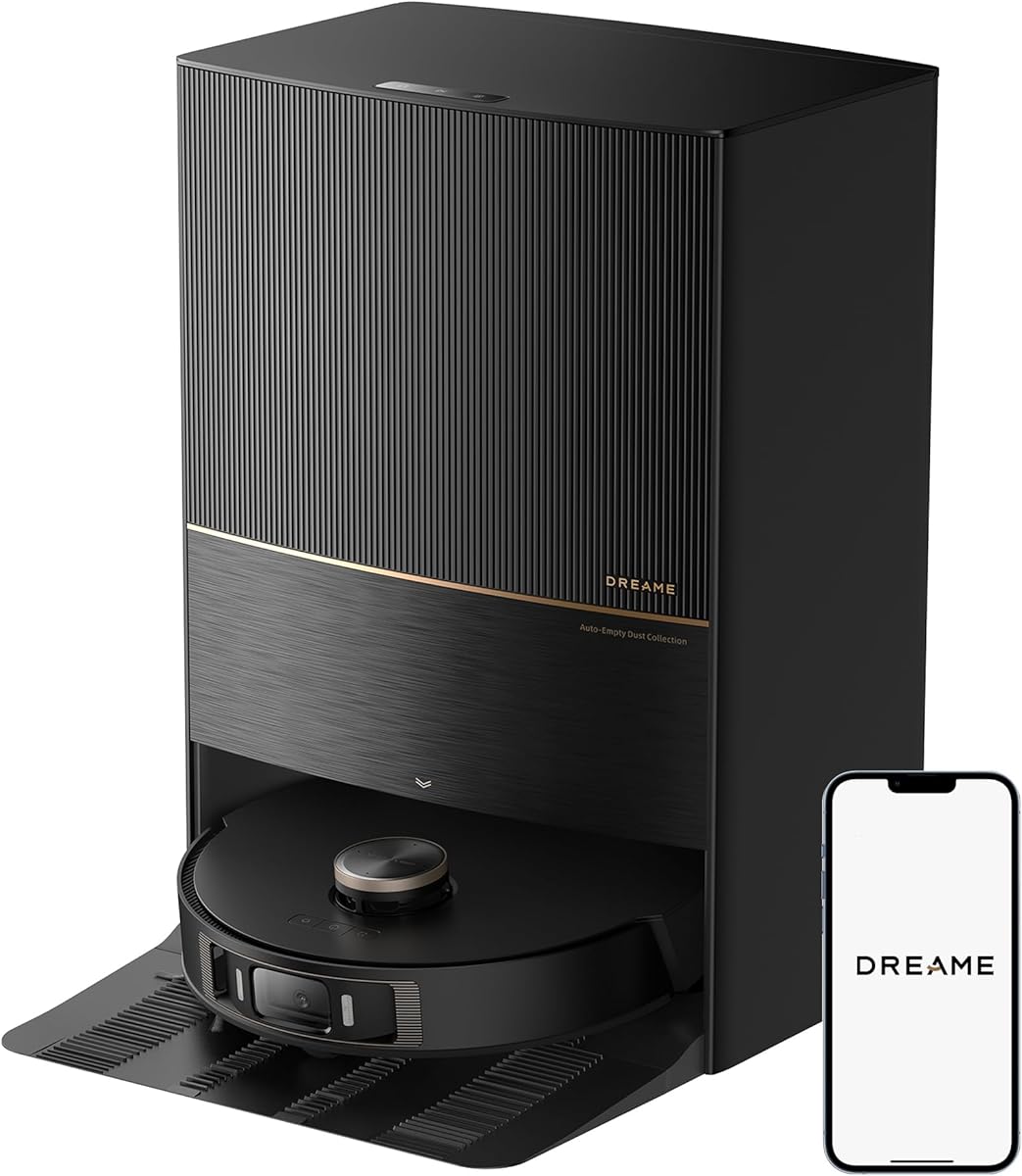 DREAME L20 Ultra Robot Vacuum and Mop with Mop-Extend, Auto Mop Removal & Raising, Washing and Drying, 7000Pa Suction, Self-Emptying, Self-Refilling, AI Obstacle Avoidance