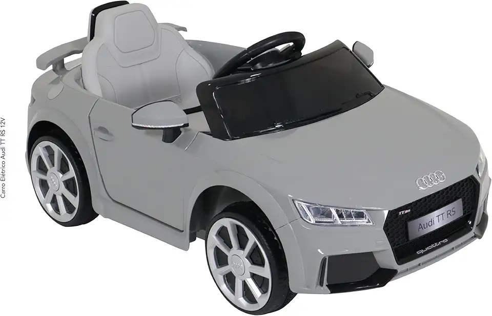 Bel - Carro Elétrico Audi TT RS 12V Cinza