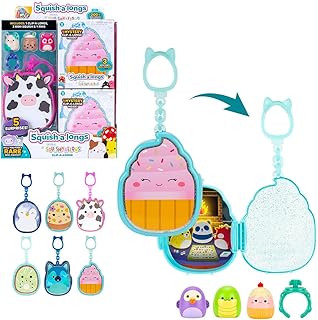 Pack Mochila E Figuras Sortidas, Squish-A-Long, Sunny 1 (Um) Pacote Sortido Sem Opção De Escolha