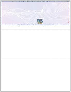 EZ Checks High Security Check Paper with Hologram & 20 Security Features | 500 Sheets | QuickBooks Compatible Blue/Maroon, Check at Top