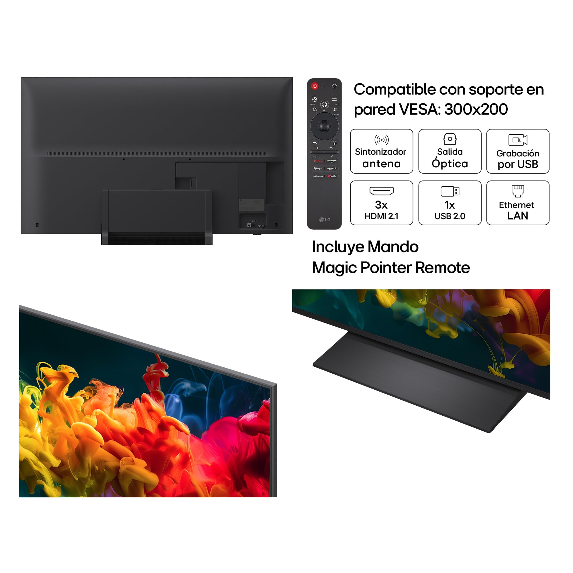 LG TV QNED Evo (2026) 55" QNED MiniLED 4K UHD - 55QNED81B6A.AEU