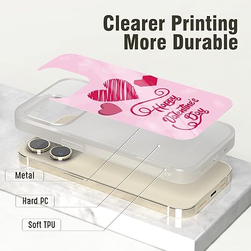 Miniatura 2 de Love - Fundas de teléfono rosa para el día de San Valentín para mujeres parejas iPhone 11 12 13 14 Pro Max Plus Mini Samsung Galaxy S20 S21 S22