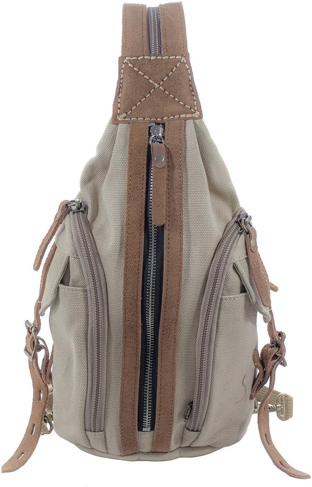 Rugby Suede Leather Bagpack Khaki