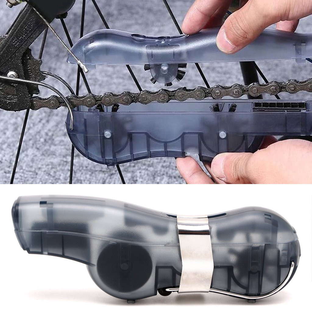 GRABLOOM Cycling Chain Cleaner Cleaning Machine Brushes Bicycle Wash Tool Cycling Accessories For Men Road For For Women Kids Kit Bottle Seats