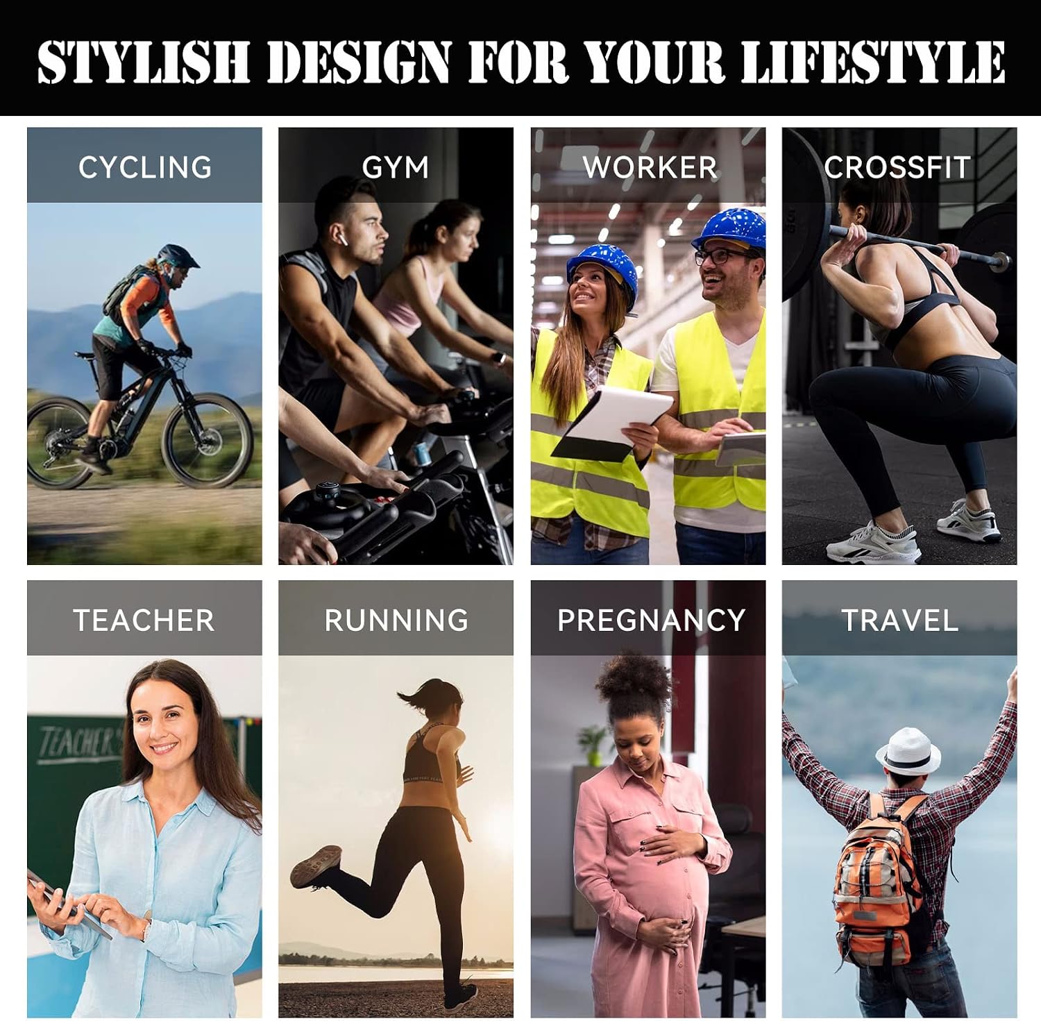 LEOSTEP Compression Socks for Women and Men Circulation, Knee High Stockings Support for Nurses, Cycling, Hiking, Running