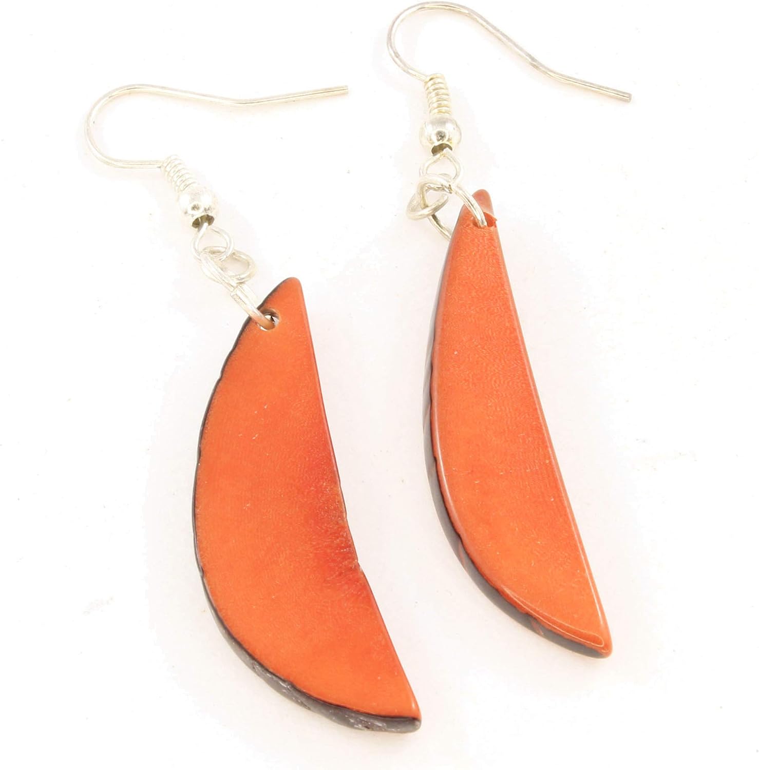 Chunky Earrings made of Eco Tagua Nut, Fair Trade Fashion Jewelry for Women, Lightweight