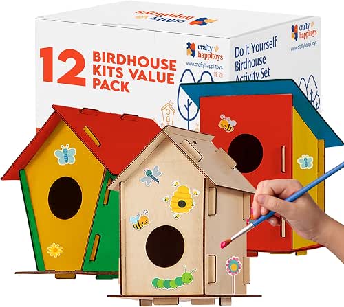 12 DIY Bird House Kits For Children to Build -