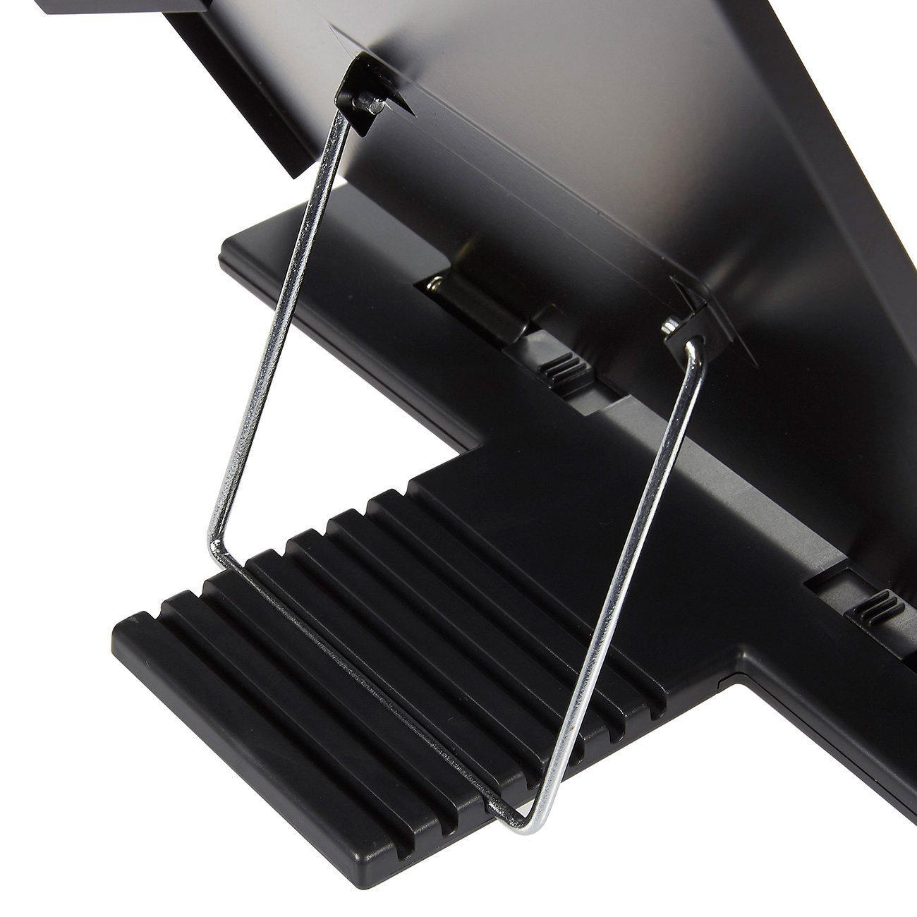 Document Holder for Typing with Adjustable Clip & Line Guide Holds