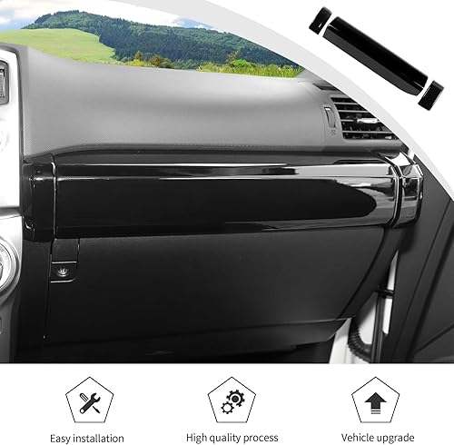 Miniatura 6 de Voodonala Decoración lateral de tablero de instrumentos de plástico ABS para 4Runner de plástico ABS para 2010-2024+ Toyota 4Runner accesorios