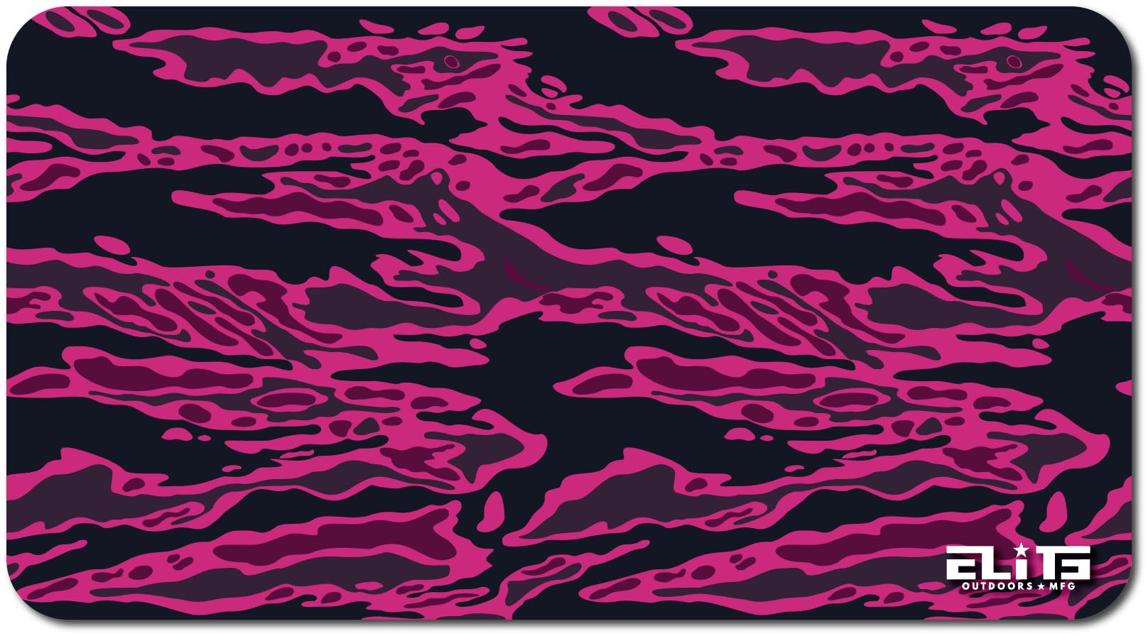 Elite Outdoors MFG | Pink Camo Gun Cleaning Mat | Classic Camouflage Design | Pink & Purple Shades | Made in The USA | Size 12x22 inches