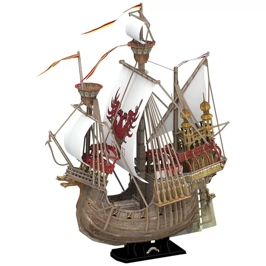 4D Build, Harry Potter The Durmstrang Ship Paper Puzzle 3D