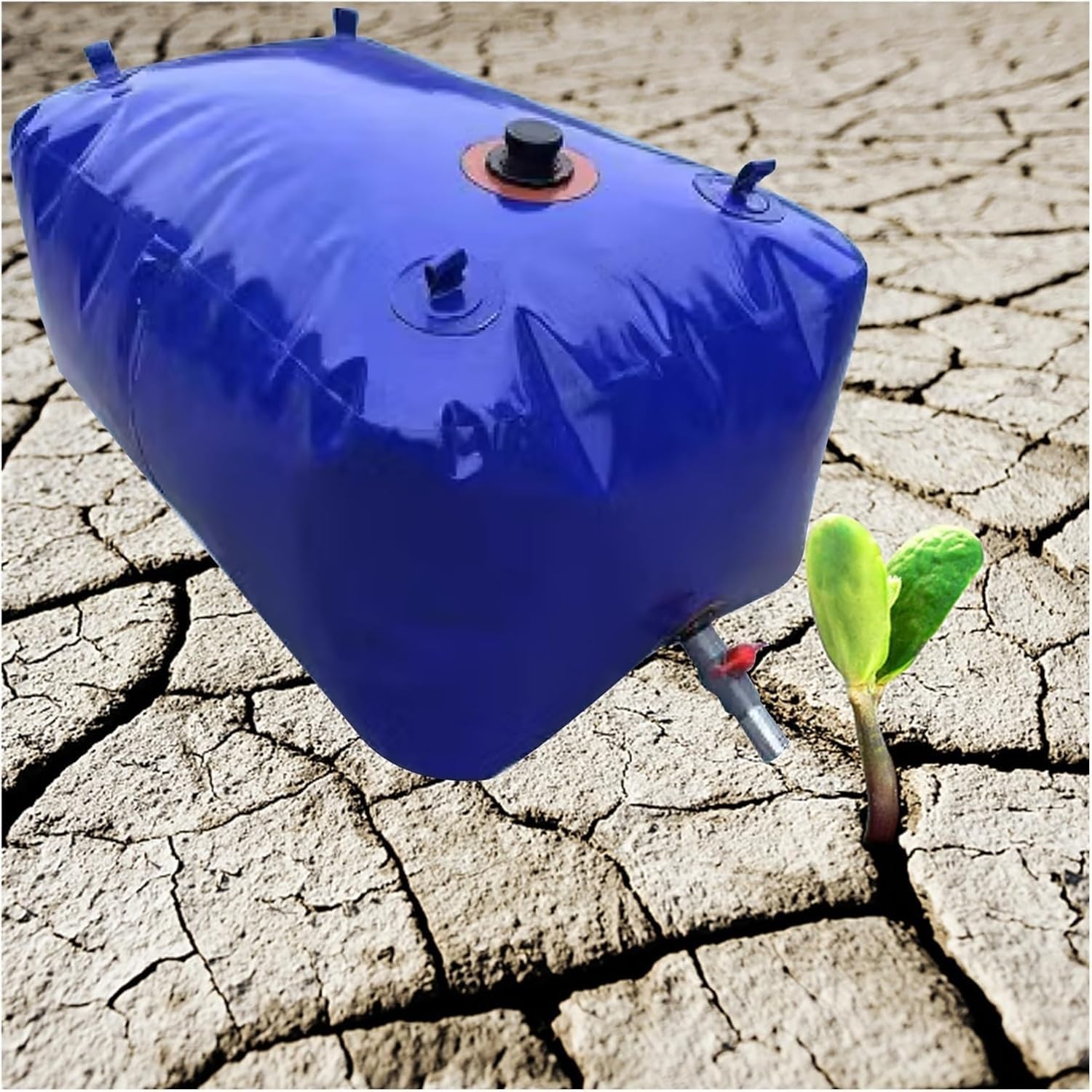 Depósitos de Agua de 240/330/500/540/670/1000 litros, Aptos para riego agrícola, extinción de Incendios y construcción de Puentes. Color Azul (1,5 x 0,9 x 0,4 Metros / 5 depósitos).
