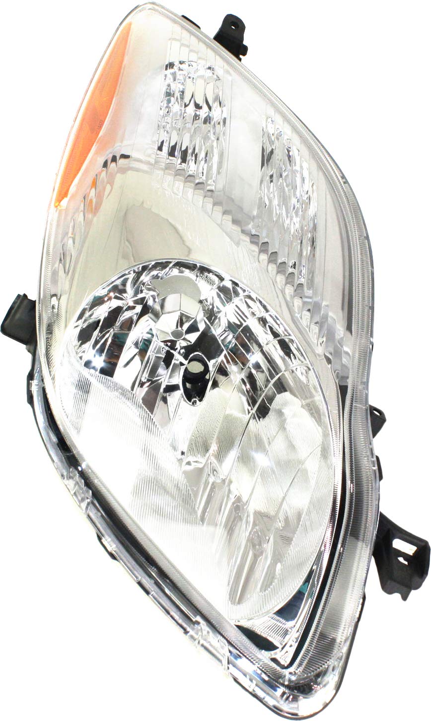 Evan-Fischer Aftermarket Headlight Lens and Housing Compatible with 2009-2011 Toyota Yaris Hatchback, Passenger Side